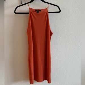 Forever 21 Rust Orange Halter Mini Dress – Women’s Size Medium